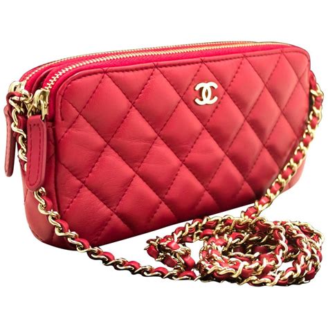 red chanel wallet on chain|chanel wallet on chain trendy.